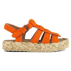 Raffia Braid Sandal Pony Hair Upper