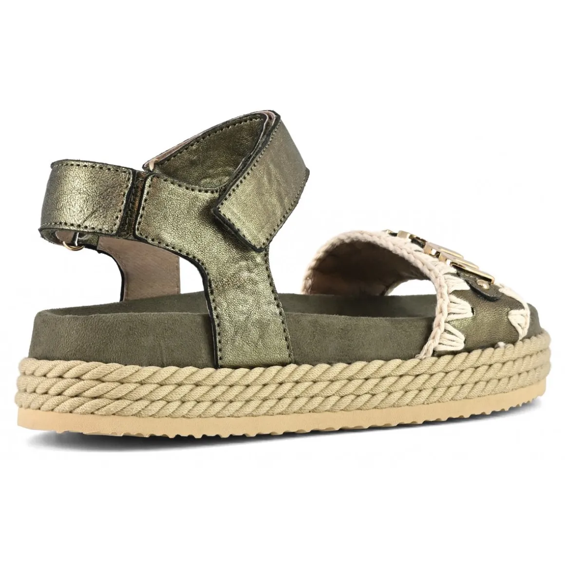 Rope Sandal With Back Strap