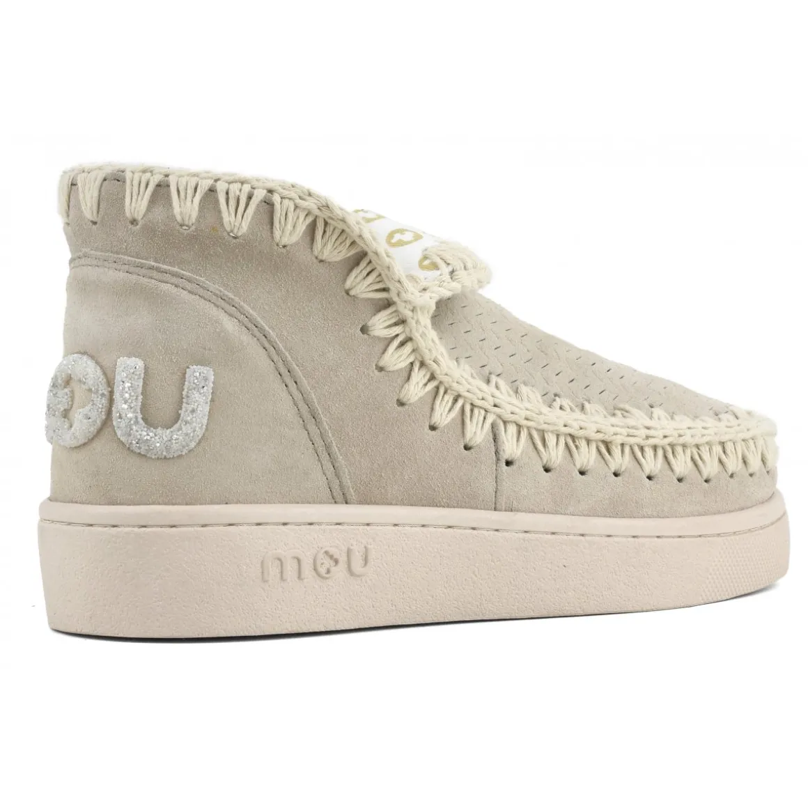 Sneaker Monochrome Glitter Logo