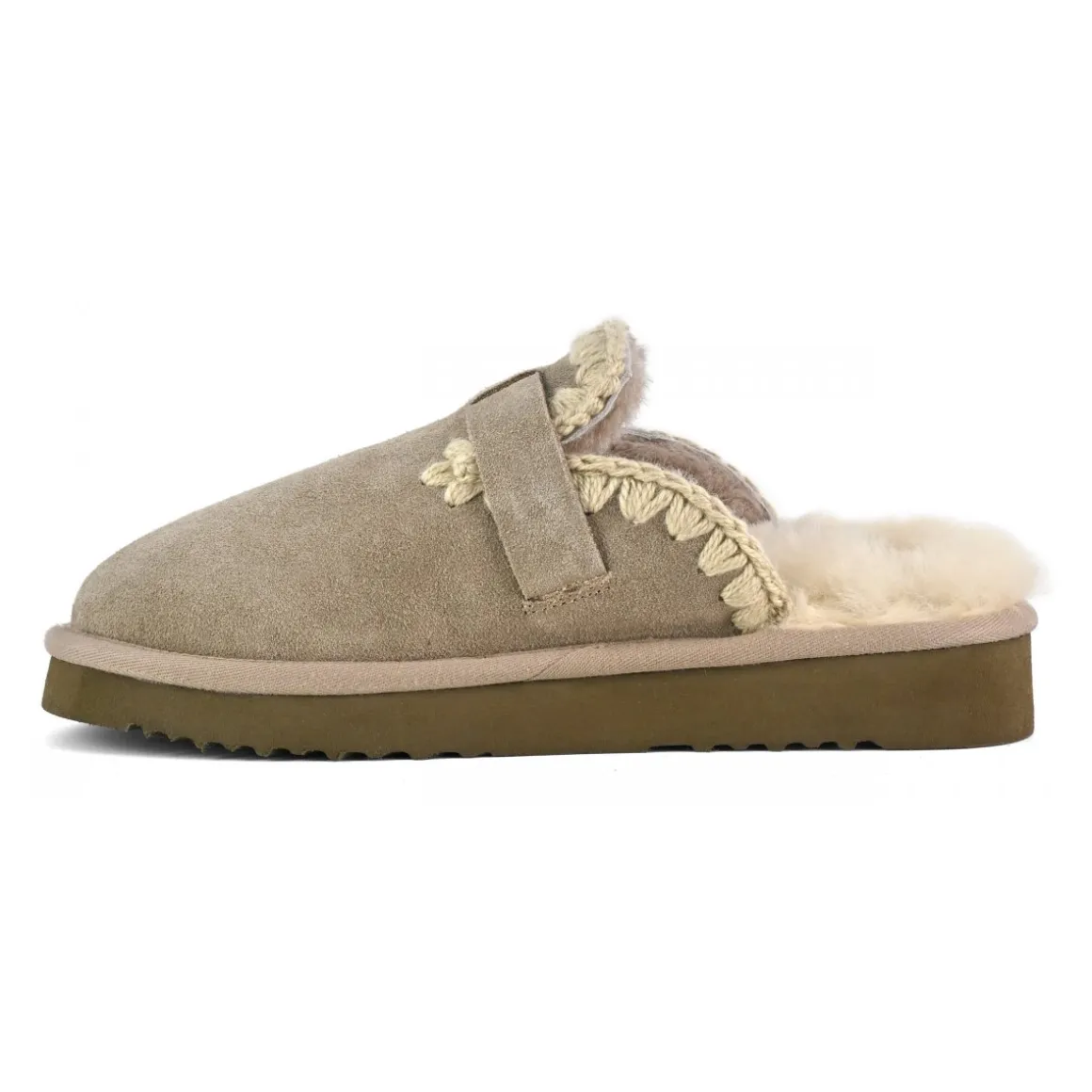 Suede Sheepskin Clog Eskimo