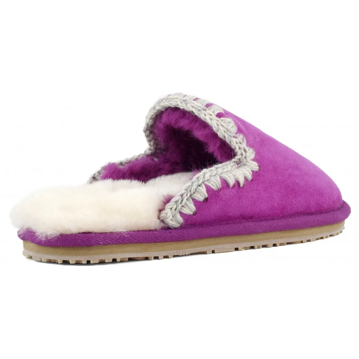 Suede Slipper Eskimo Stitch