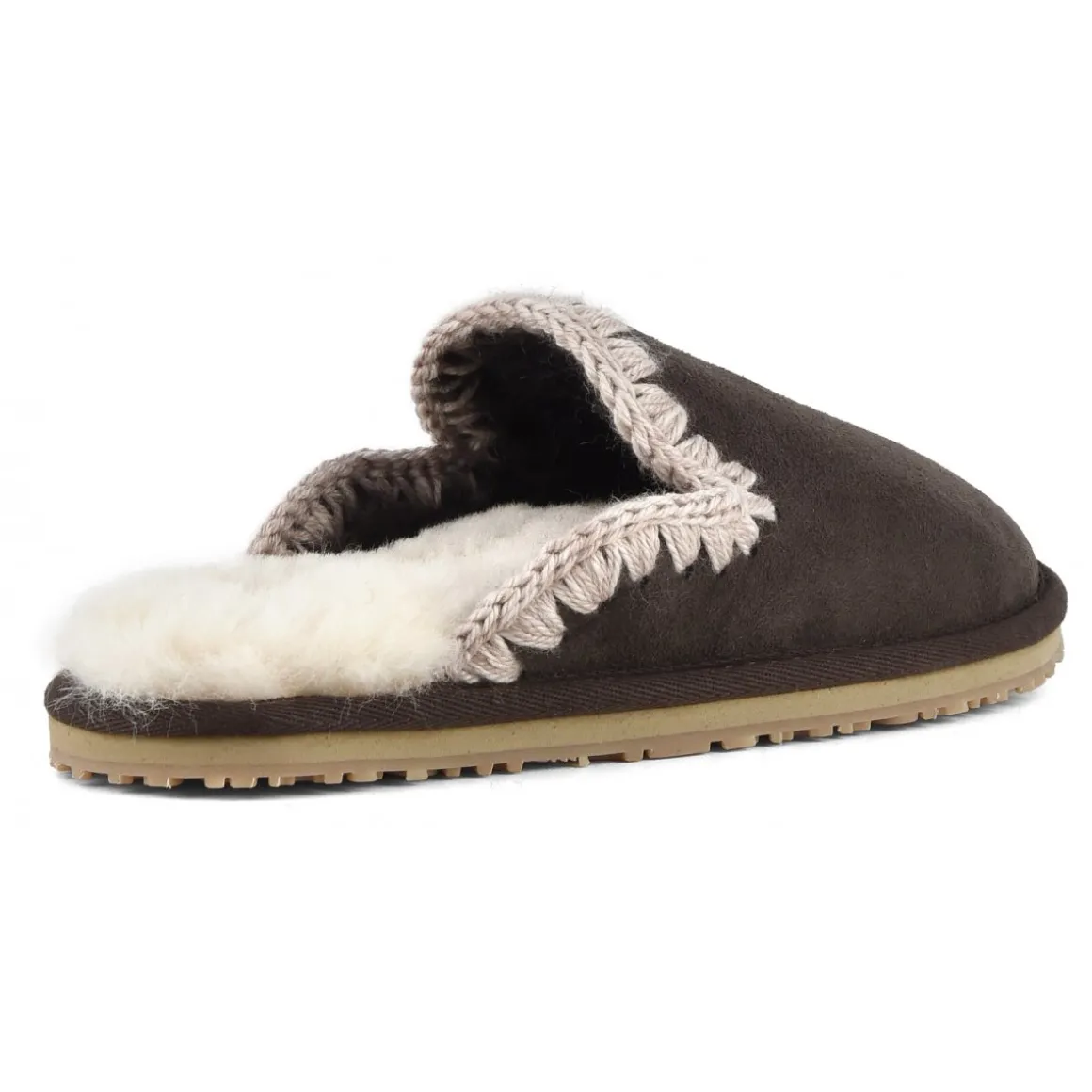 Suede Slipper Eskimo Stitch