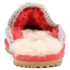 Suede Slipper Eskimo Stitch