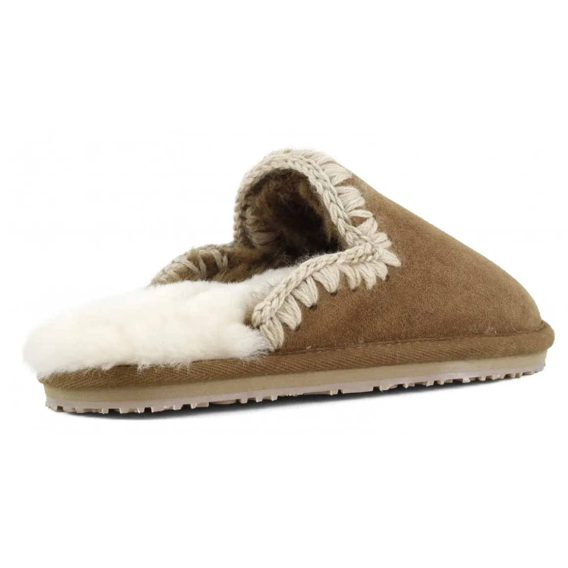 Suede Slipper Eskimo Stitch