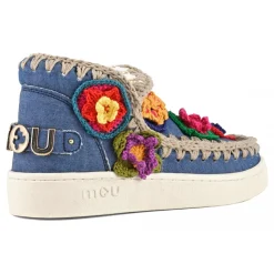 Summer Eskimo Sneaker Crochet Flowers