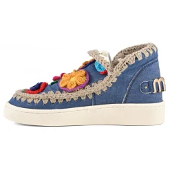 Summer Eskimo Sneaker Crochet Flowers