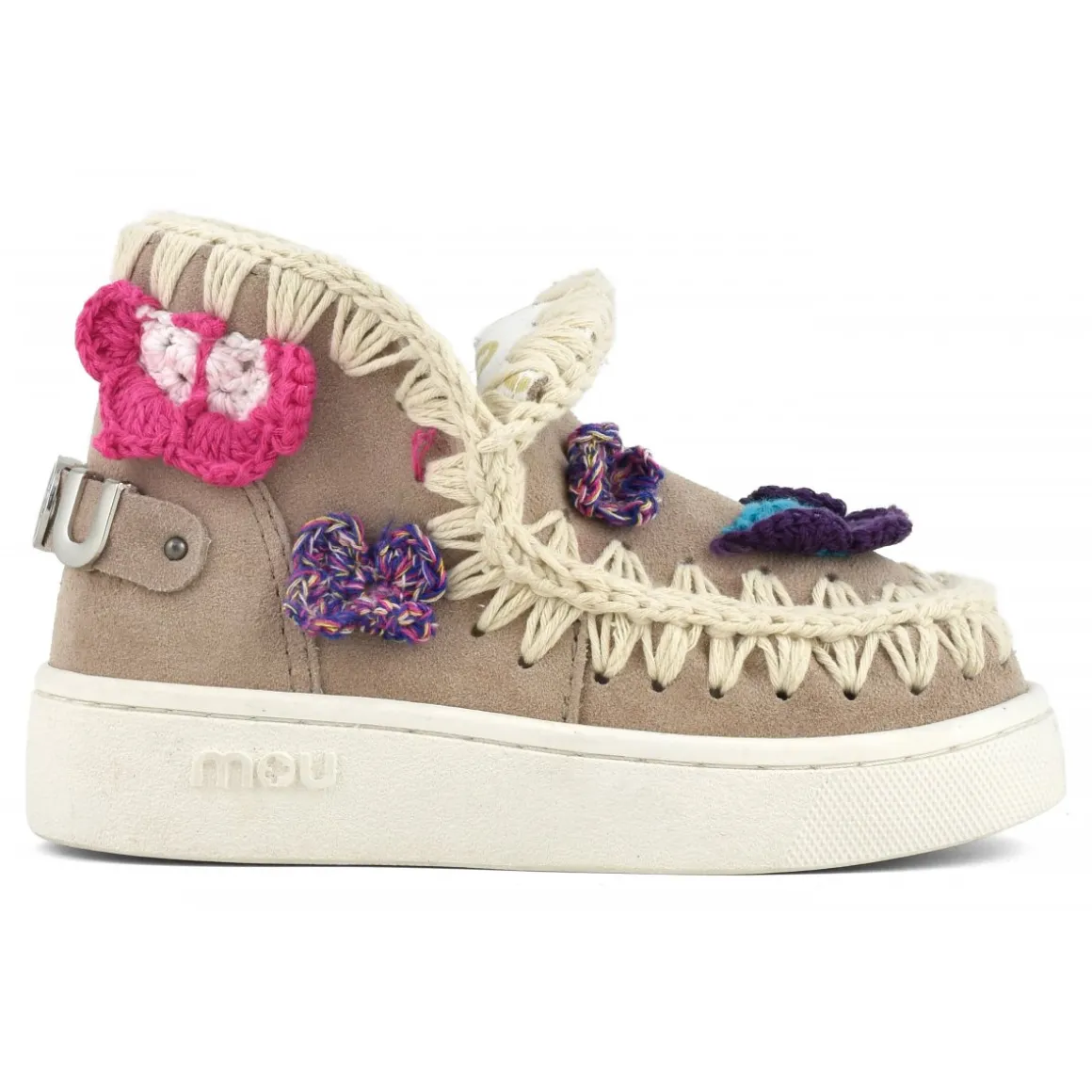 Summer Eskimo Sneaker Kid Crochet Butterflies