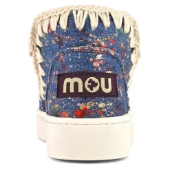 Summer Eskimo Sneaker Kid Metallic Denim