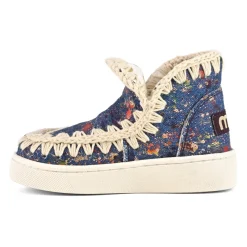 Summer Eskimo Sneaker Kid Metallic Denim
