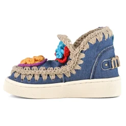 Summer Eskimo Sneaker Kid Crochet Flowers