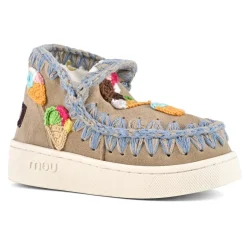 Summer Eskimo Sneaker Kid Crochet Ice Creams