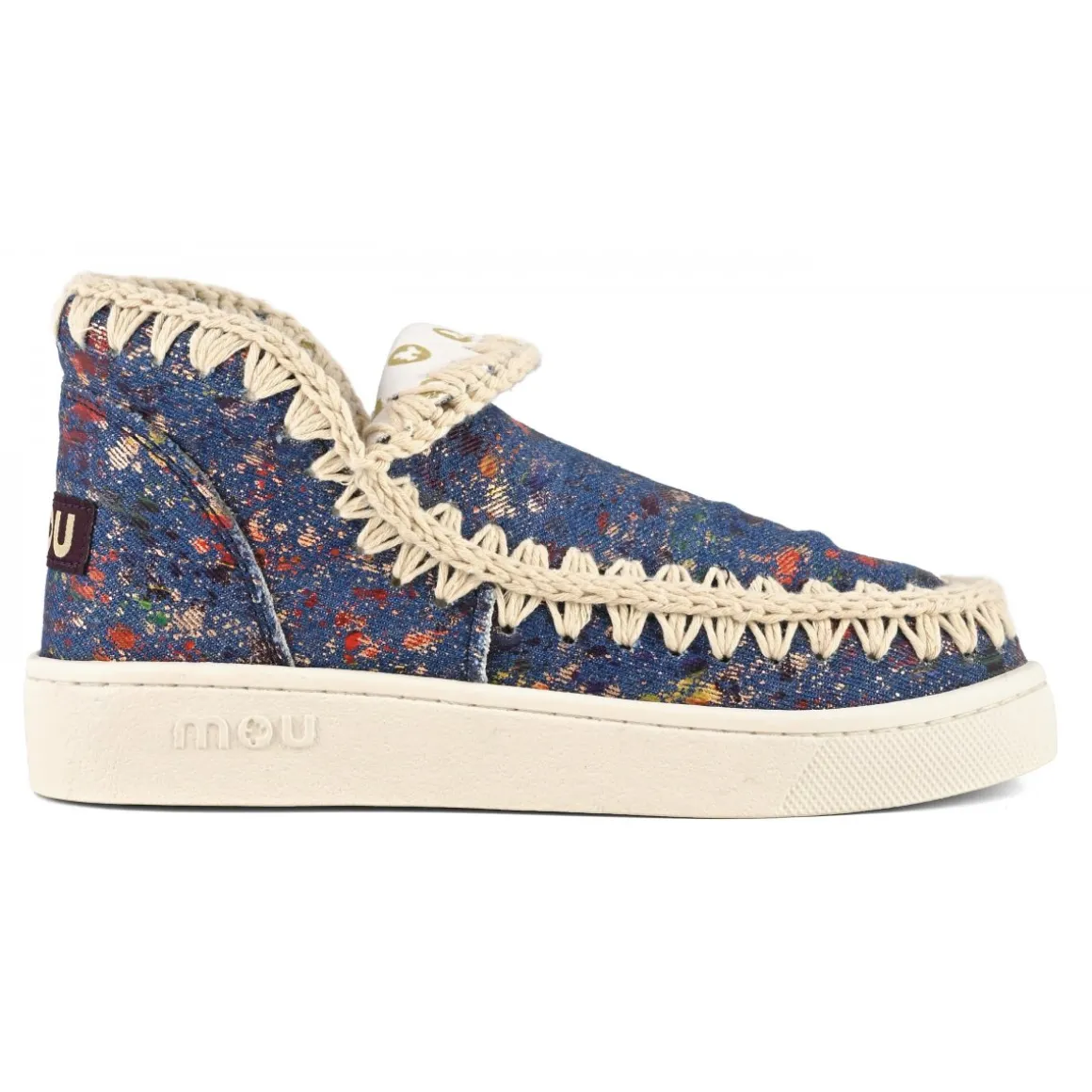 Summer Eskimo Sneaker Metallic Denim