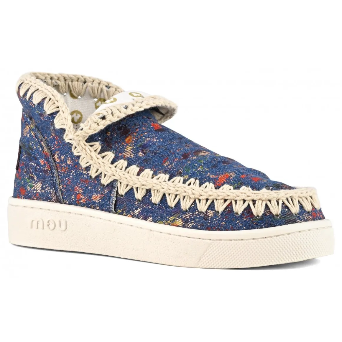 Summer Eskimo Sneaker Metallic Denim