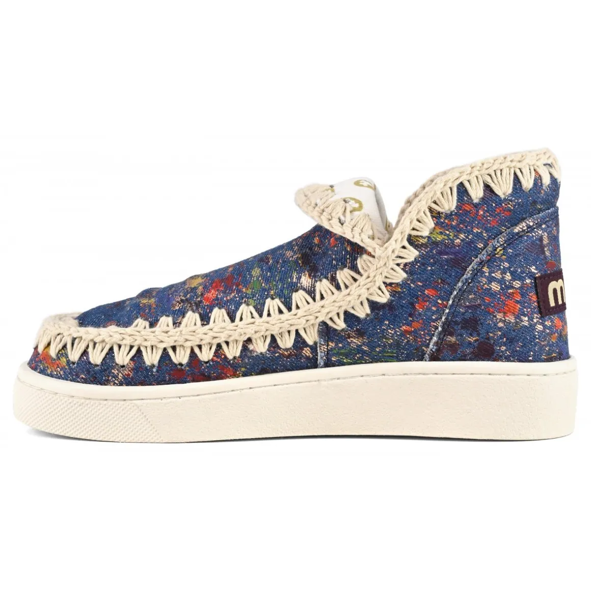 Summer Eskimo Sneaker Metallic Denim