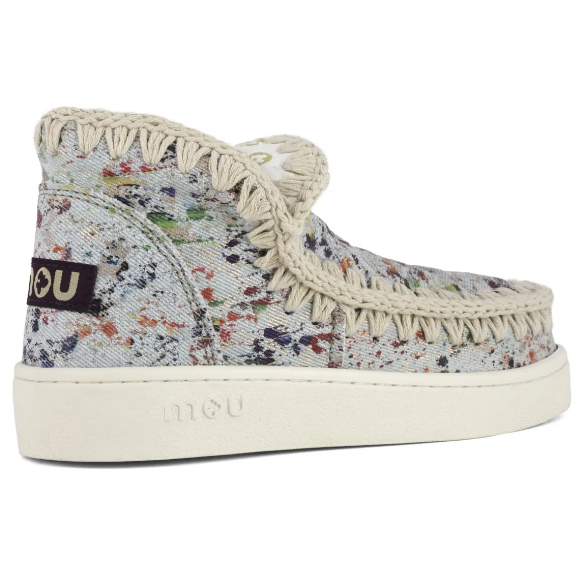 Summer Eskimo Sneaker Metallic Denim