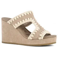 Wedge Plain Suede