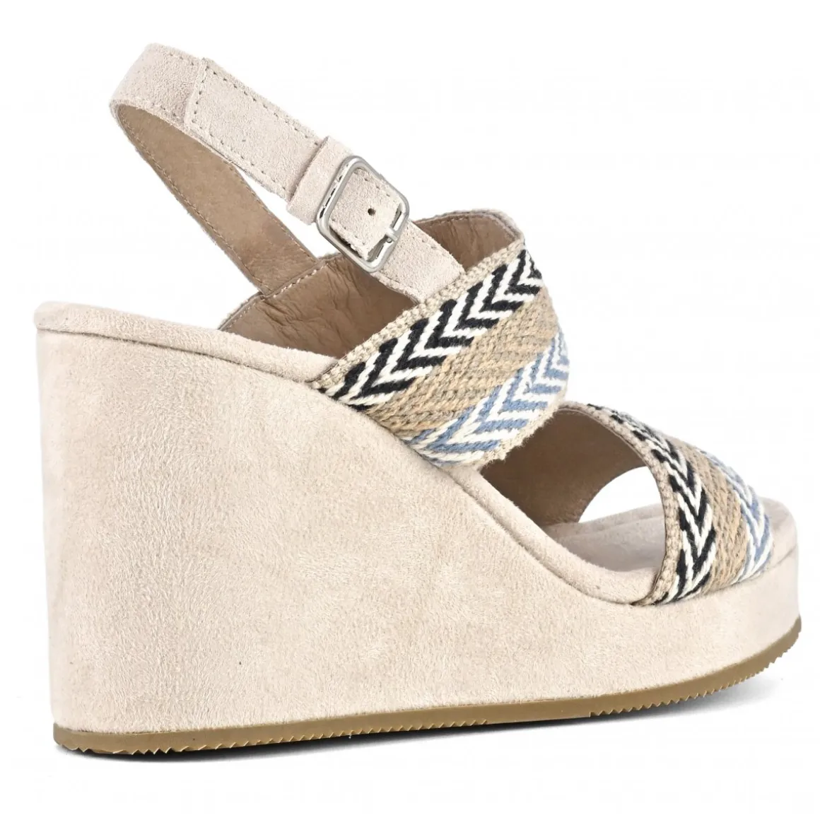 Wedge Two-band & Back Strap Fabric