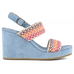Wedge Two-band & Back Strap Fabric