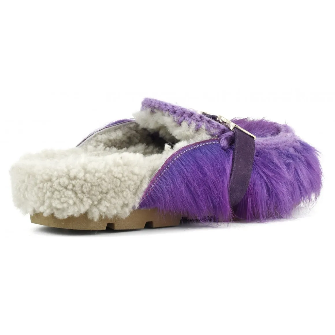 Winter Bio Slide Long Hair Ponyskin